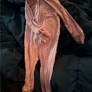 Little Sleepies Lavender Zip-Up Onesie